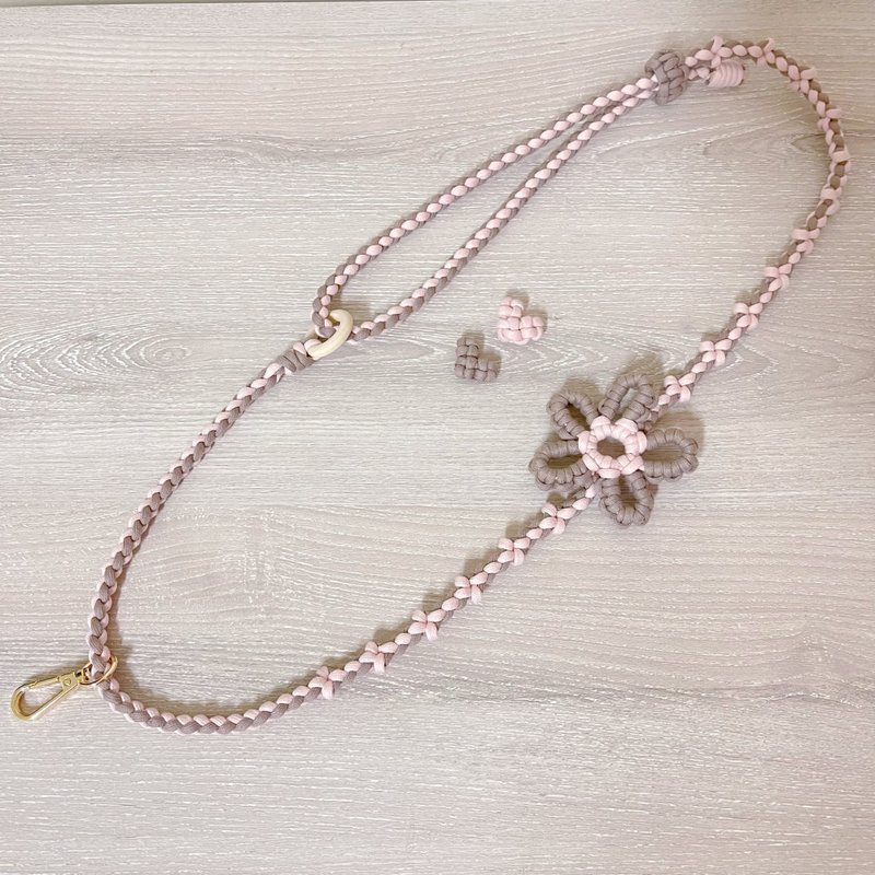 Sakura adjustable mobile phone strap - เชือก/สายคล้อง - ผ้าฝ้าย/ผ้าลินิน 