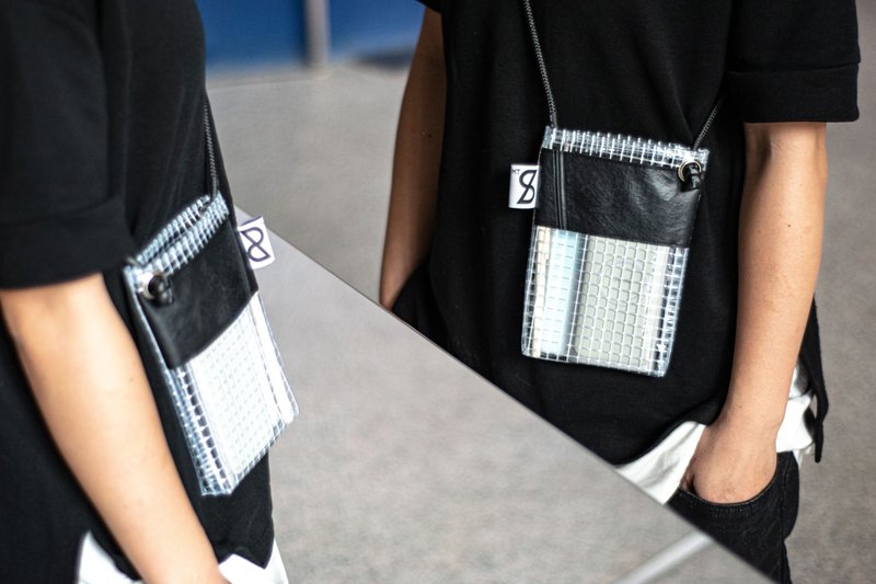 回收籃球// Fast break 快攻 隨身小包 - 側背包/斜背包 - 環保材質 透明