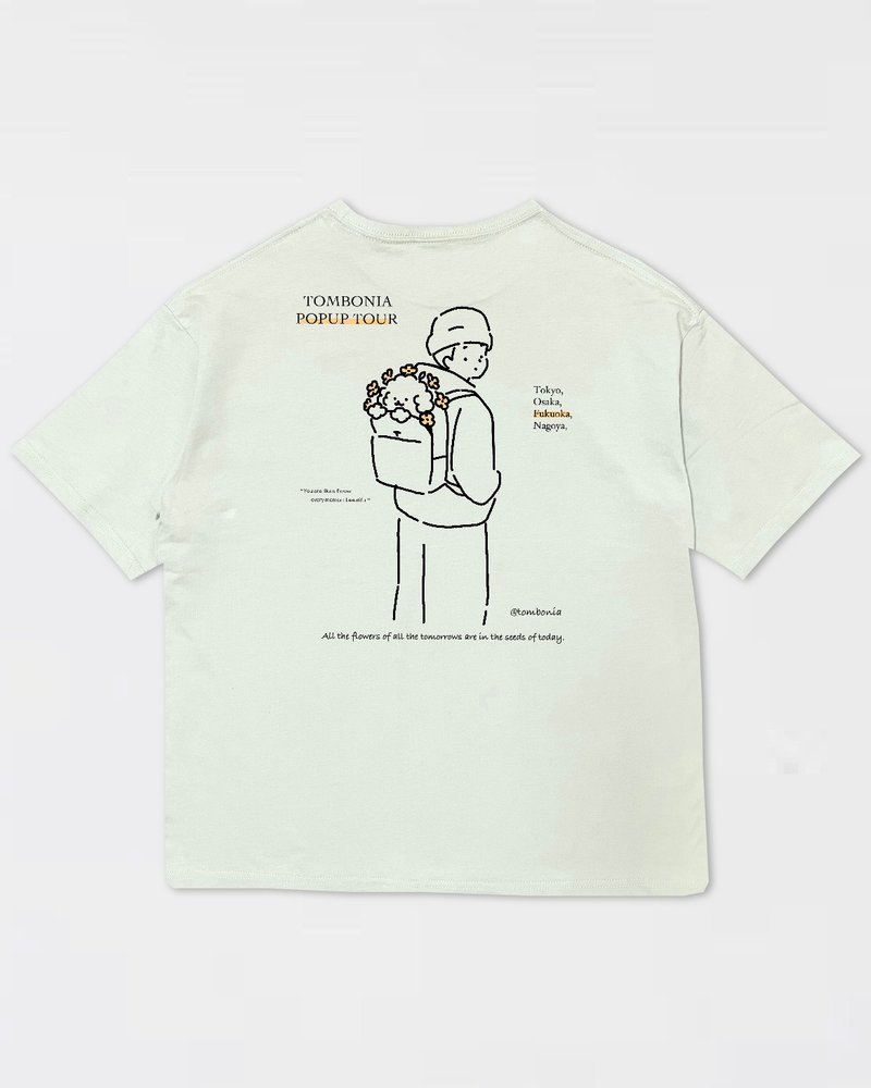 Tour T-shirts Light Green - 女 T 恤 - 棉．麻 綠色
