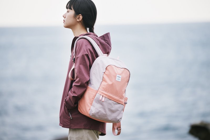 TULLY Daily Backpack - กระเป๋าเป้สะพายหลัง - เส้นใยสังเคราะห์ สีม่วง