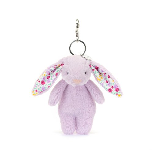 Jellycat Blossom Jasmine Bunny Bag Charm 紫茉莉碎花兔吊飾 鑰匙圈