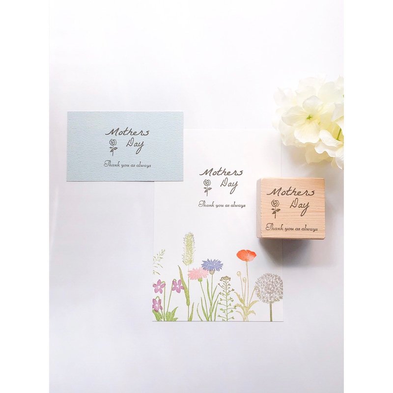 Mothers Day (Rose) スタンプ - 印章/印台 - 其他材質 