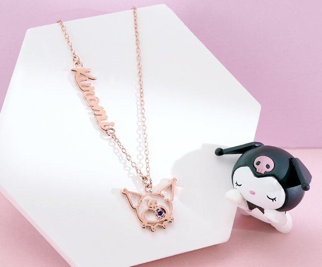 Customized Gift】Kuromi & Me Series-Kuromi Frame Custom Alphabet Sterling  Silver Necklace - Shop STORY ACCESSORY Necklaces - Pinkoi