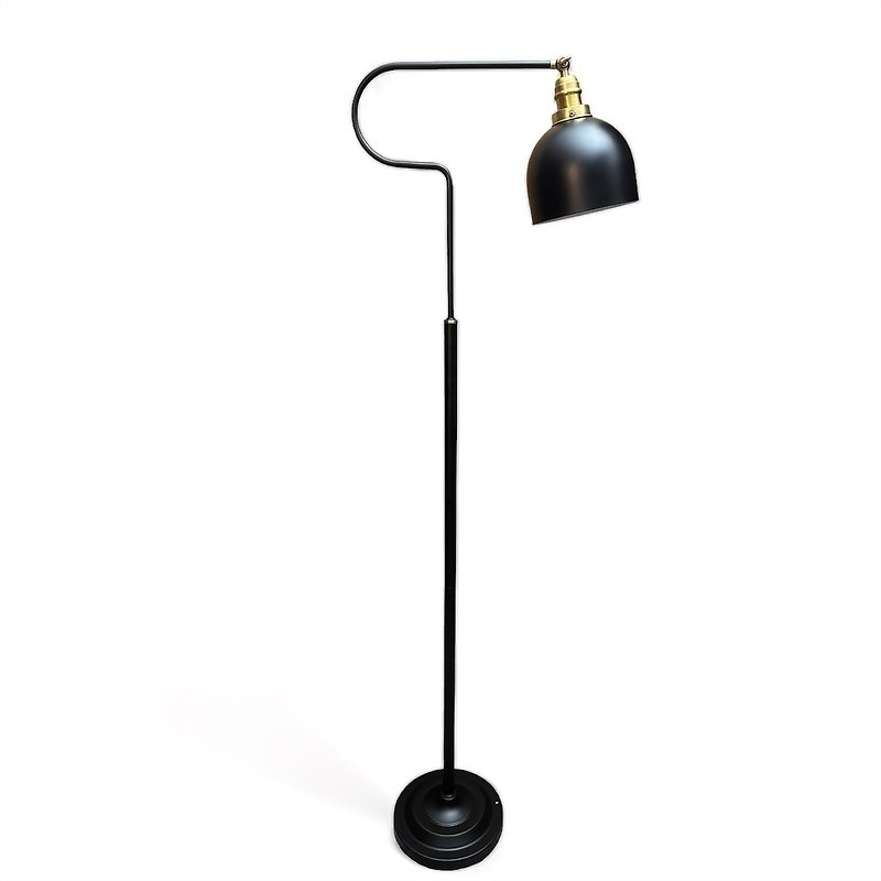 [U-shaped lamp] Loft floor lamp retro lamp furniture Taiwan MIT lighting iron shell lamp - Lighting - Other Metals 