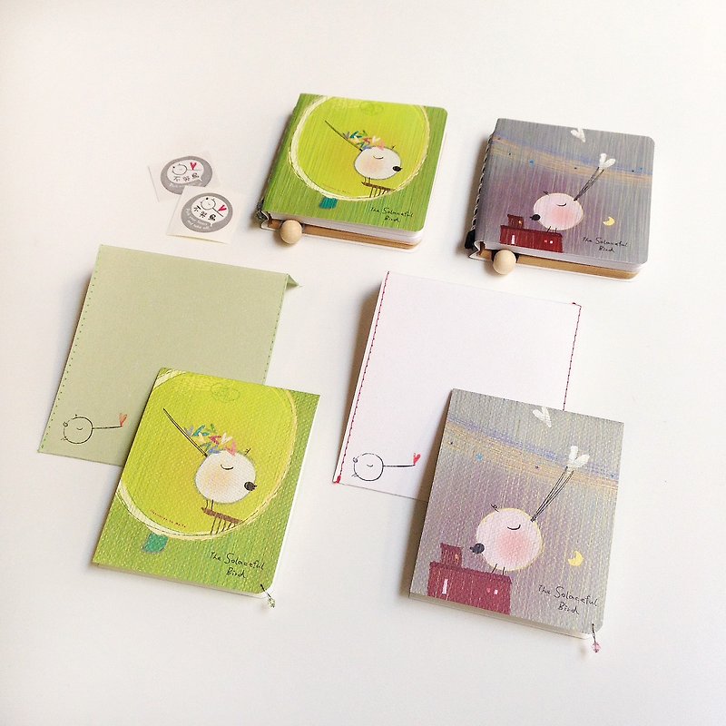 Goody Bag - pocket notebook and card - Notebooks & Journals - Paper Green