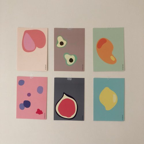 meribeige mb fruity card 設計款水果卡片
