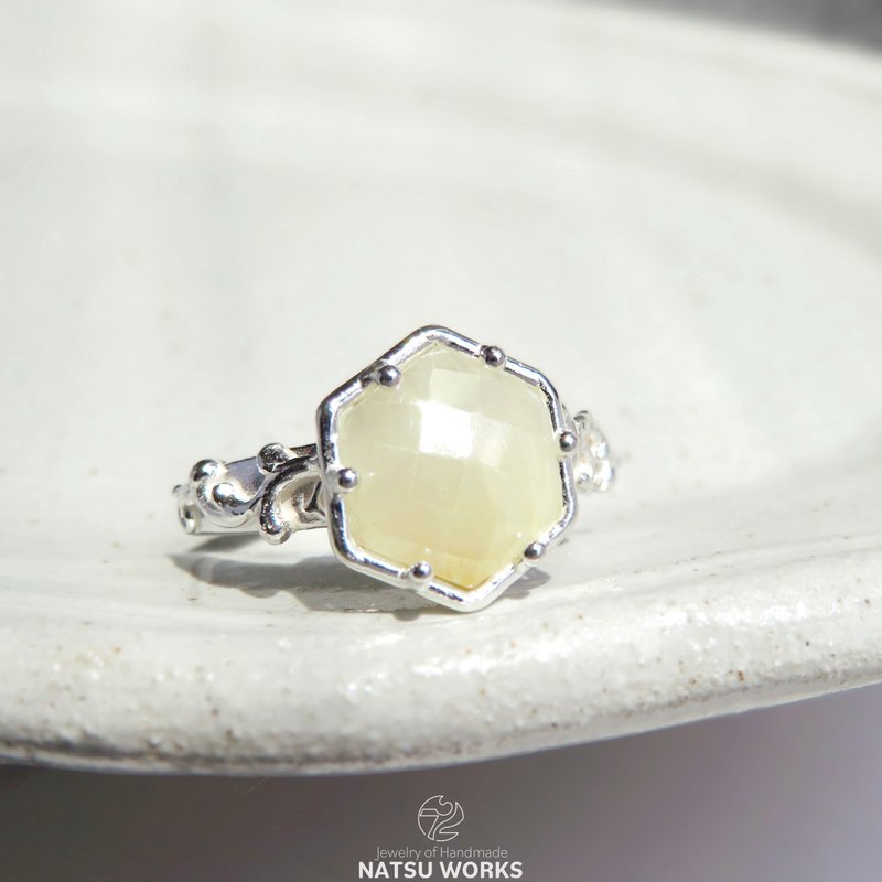 サファイア リング / Yellow Sapphire Ring 2 - 戒指 - 寶石 黃色