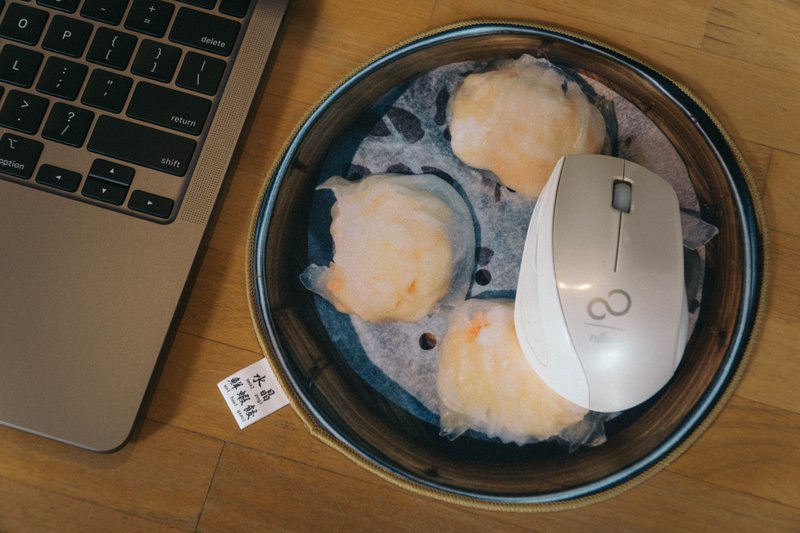 JS004~ 水晶鮮蝦餃毛巾Mouse Pad - 其他 - 其他人造纖維 多色
