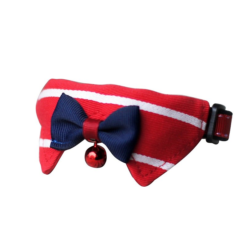 [AnnaNina] Pet collars shipped 24 hours for cats and dogs - Collars & Leashes - Cotton & Hemp Red
