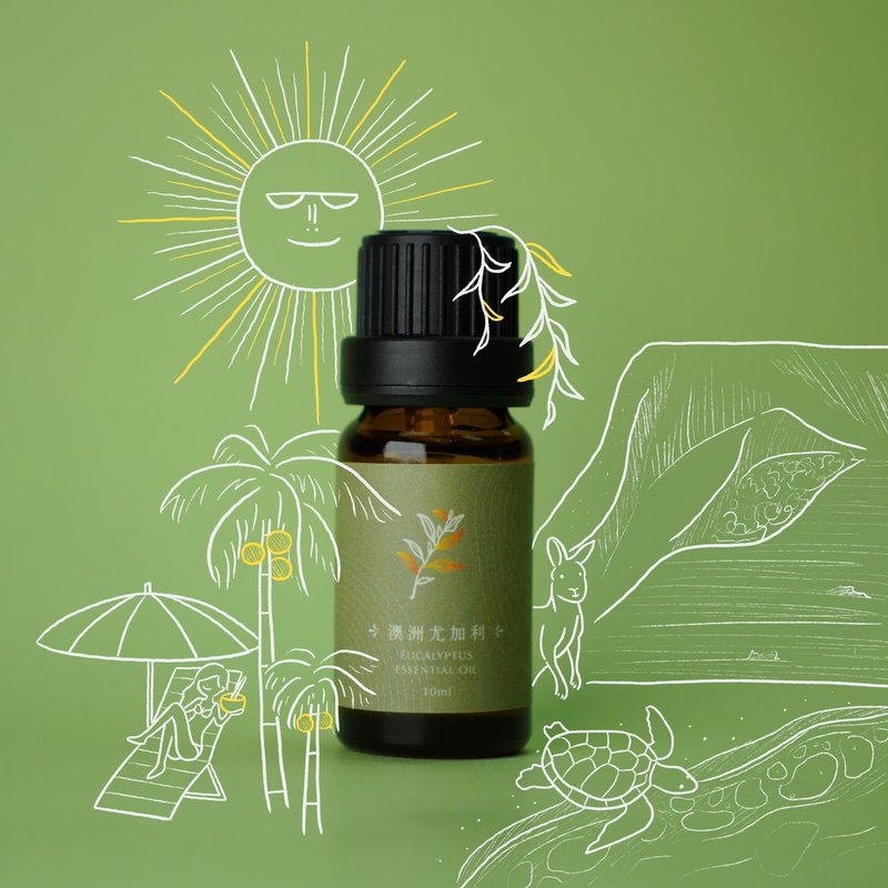 【異國香氛旅程】澳洲尤加利精油10ml / 水氧機擴香精 - 香氛/精油/擴香 - 精油 