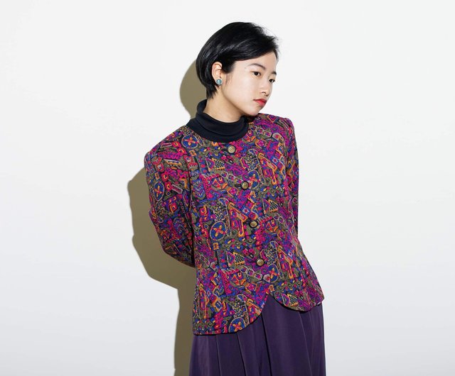 Chalet blanc coat / Japanese vintage coat - Shop mslemon