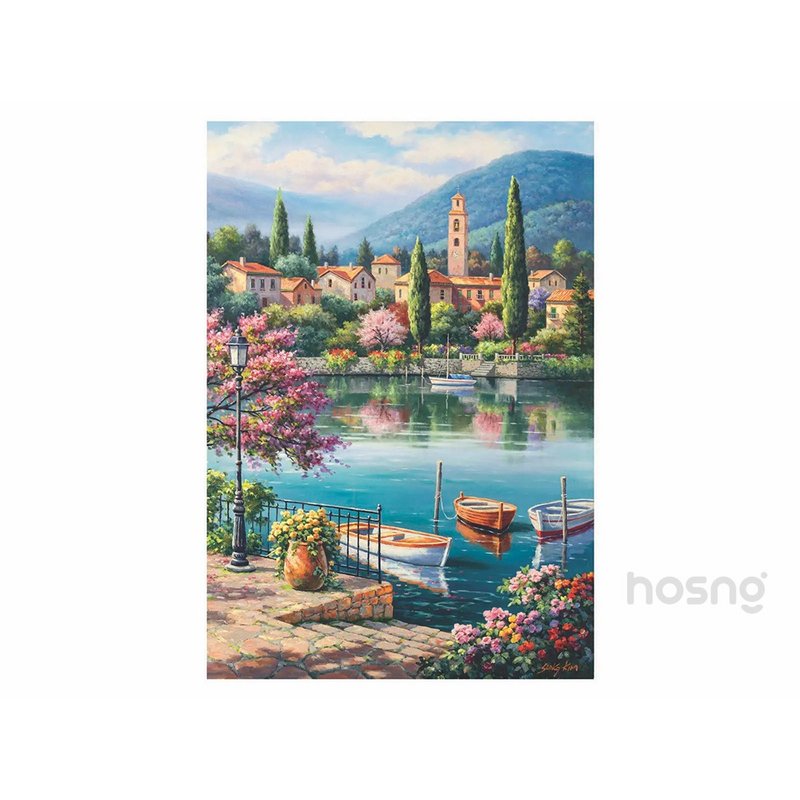 Village Lake Afternoon/Puzzle - เกมปริศนา - กระดาษ 