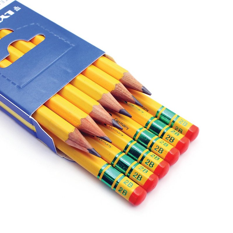 LYRA Centenary Classic Yellow Rod Pencil (2B) 12 pieces - ดินสอ - ไม้ 