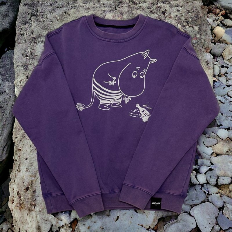 Moomin long-sleeved washable sweatshirt MOOMIN-SWT-03PL - Unisex Hoodies & T-Shirts - Cotton & Hemp 