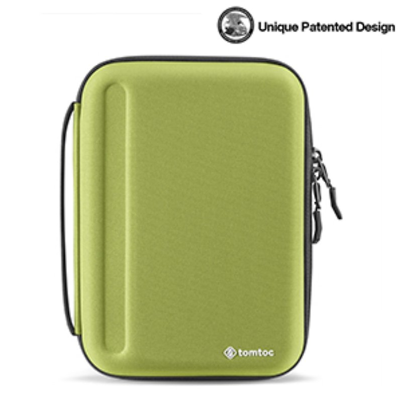 Tomtoc Multifunctional Flat Hard Case Storage Bag Avocado Green for 11-inch iPad Pro & 10.9-inch - Other - Polyester Green