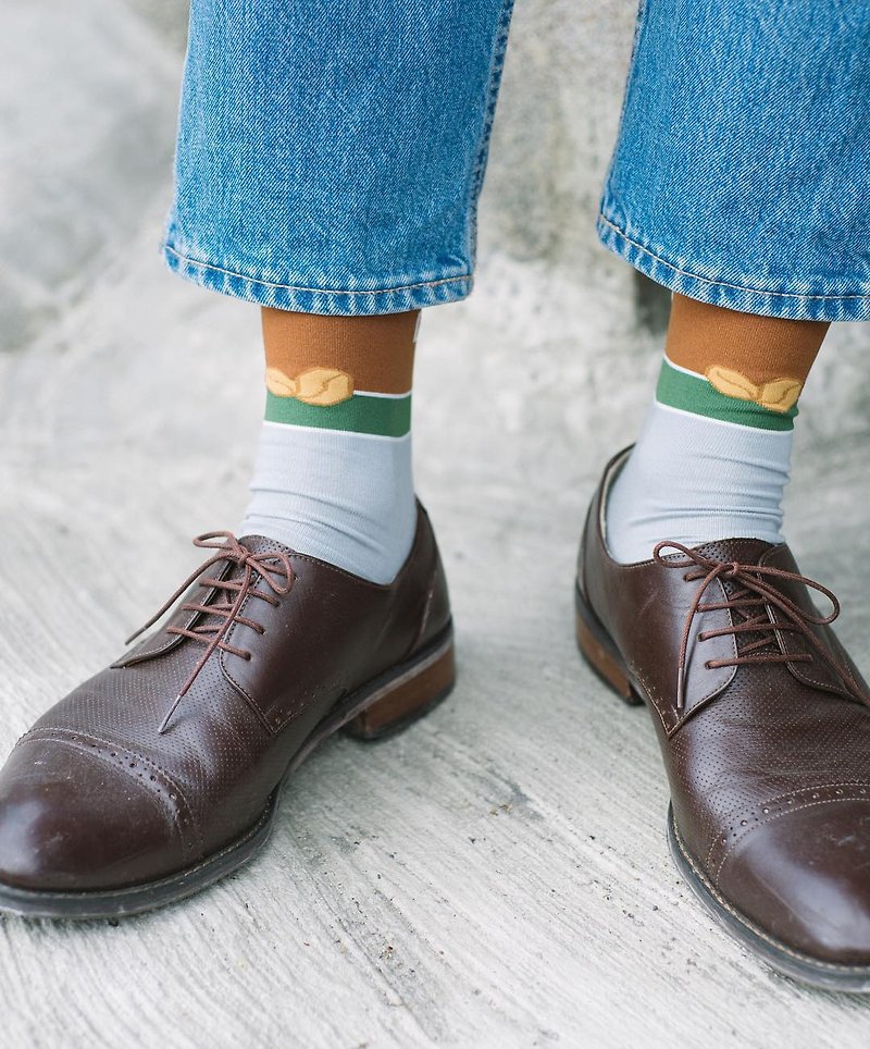 【咖啡豆】機能設計襪(男款) - 襪子 - 其他材質 多色
