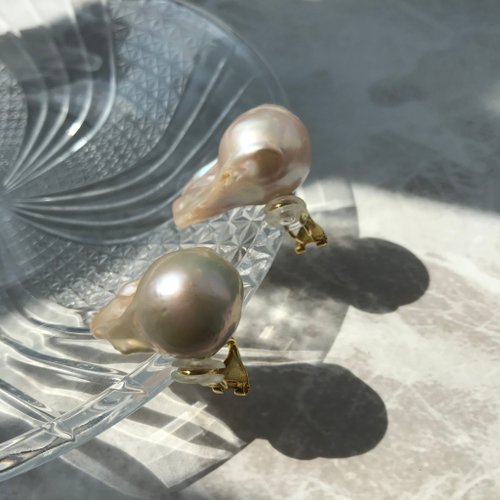 南洋金珠 白蝶 天然真珠 s925金メッキ ペンダント 大きめ 南洋金珠 白蝶