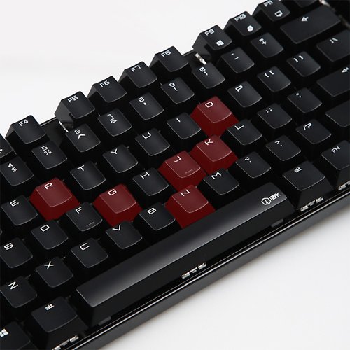 艾石頭 授權經銷 【免運特惠】IK6-M有線電競專用真機械鍵盤紅軸108鍵辦公家