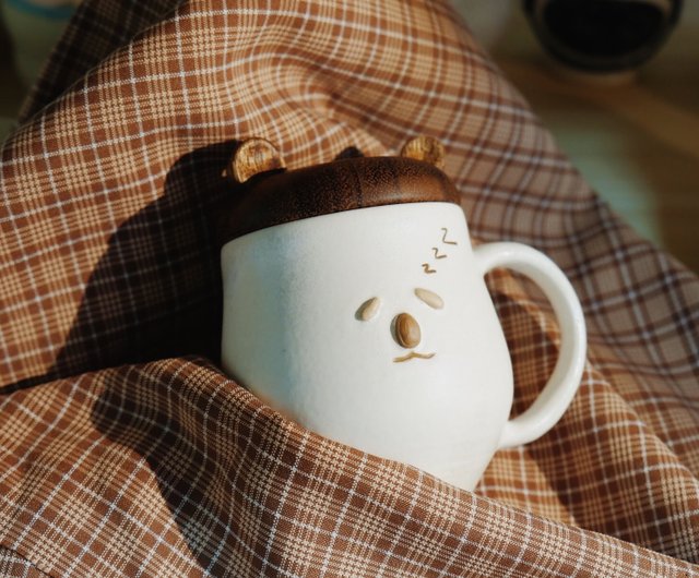 Cute Bear Mug - Ceramic - 3 Patterns - ApolloBox