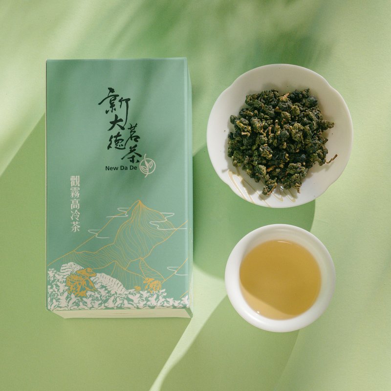 【 觀霧高冷茶 】夏季烏龍茶  四兩紙盒裝 - 茶葉/茶包/水果茶 - 紙 藍色