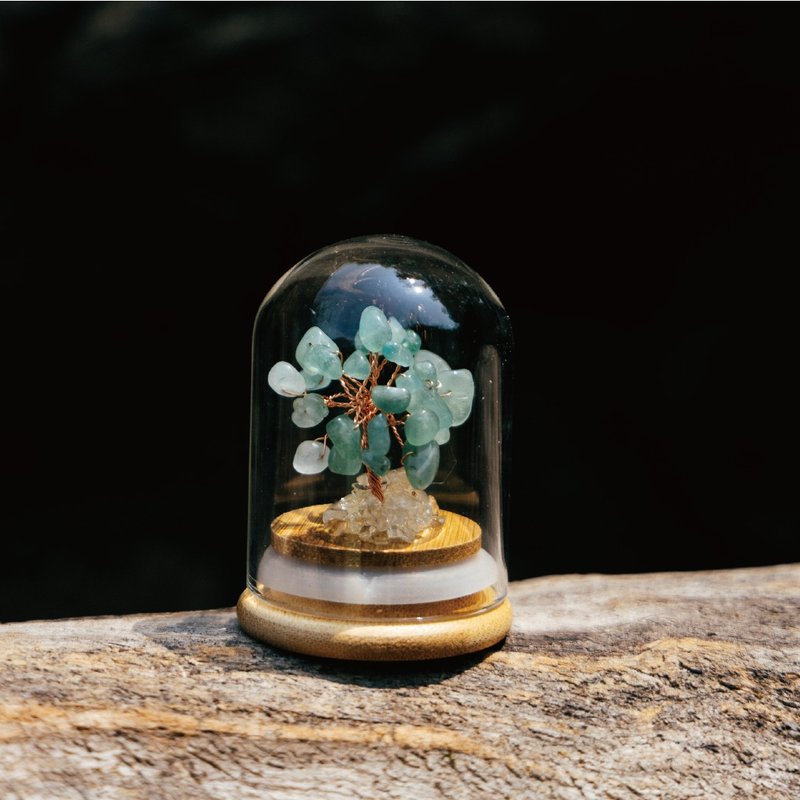 【Montagne】Preserved | Green Aventurine Tree | Wealth. nobleman - ของวางตกแต่ง - คริสตัล 