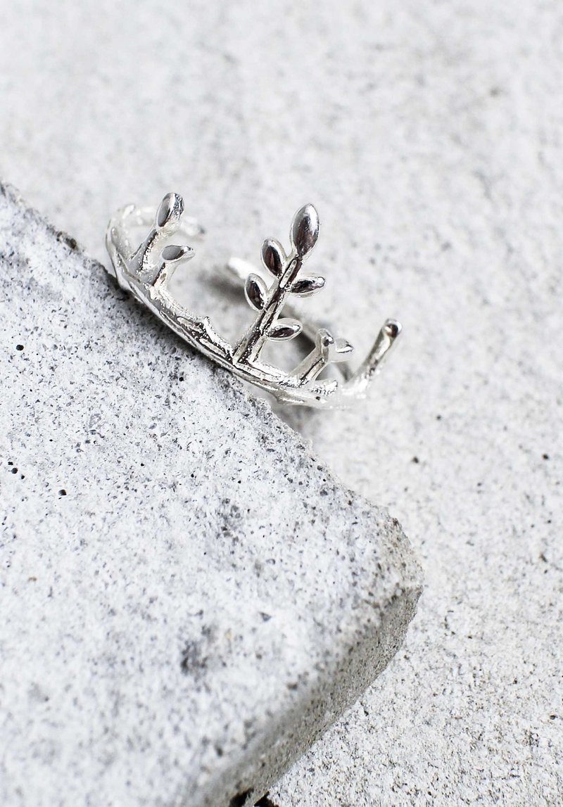 Anatta Sprout Ring - General Rings - Other Metals Silver