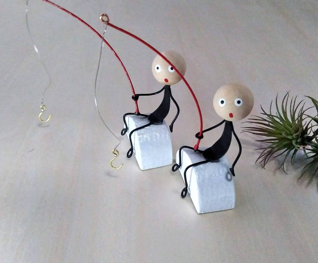 釣りをする人 - ショップ GOTTA DESIGN 人形・フィギュア - Pinkoi