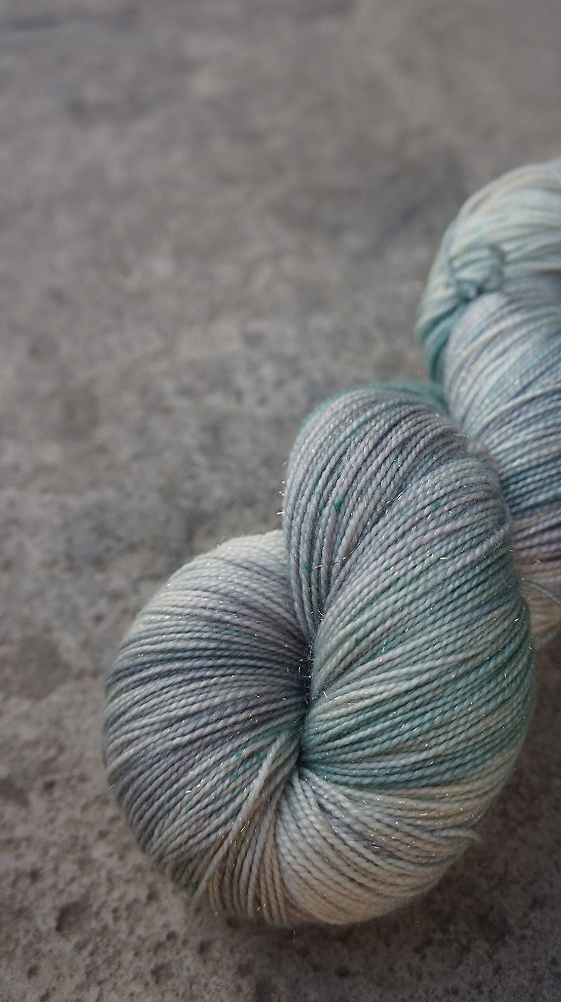 Hand dyed line. Water color (spark) (4ply socks) (150g weight version) - Knitting, Embroidery, Felted Wool & Sewing - Wool 