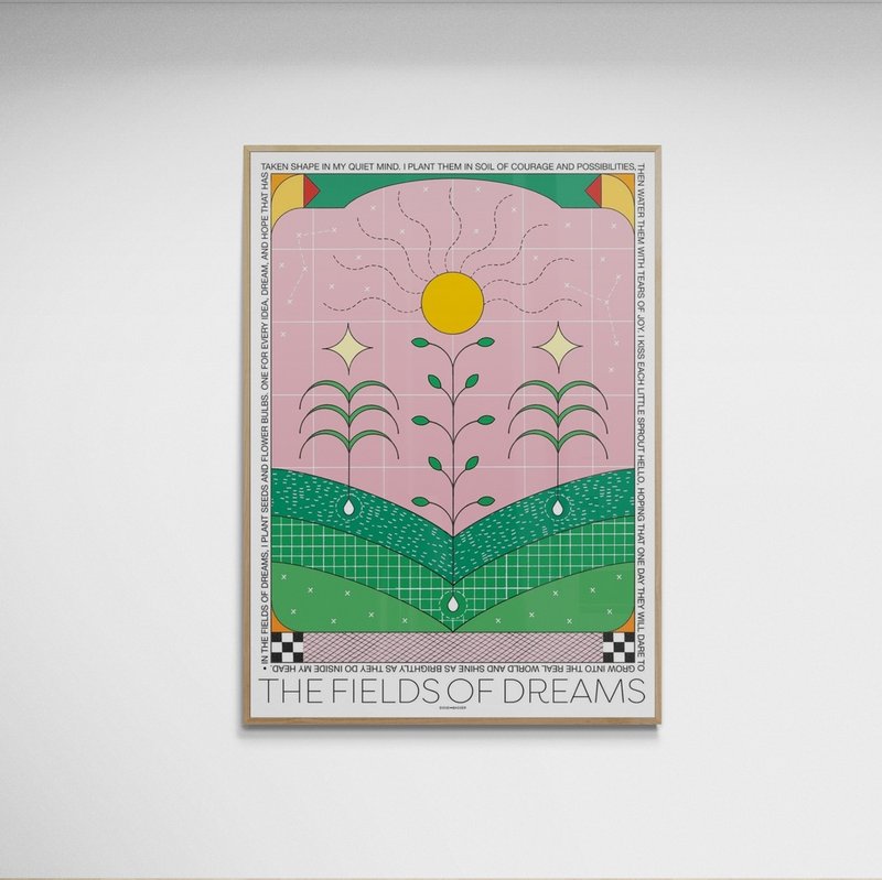 【原裝海報】Signe Bagger | The Fields of Dreams - 海報/掛畫/掛布 - 紙 