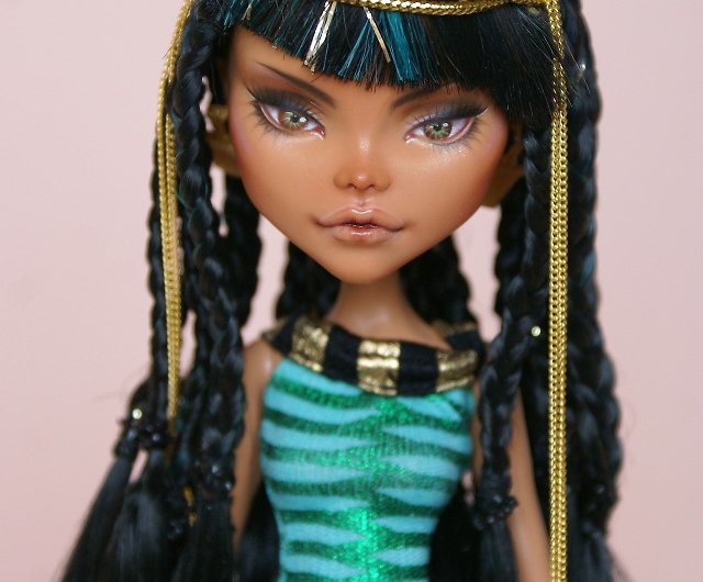 Monster High Cleo De Nile OOAK Dolls Repaint Dolls Dolls for