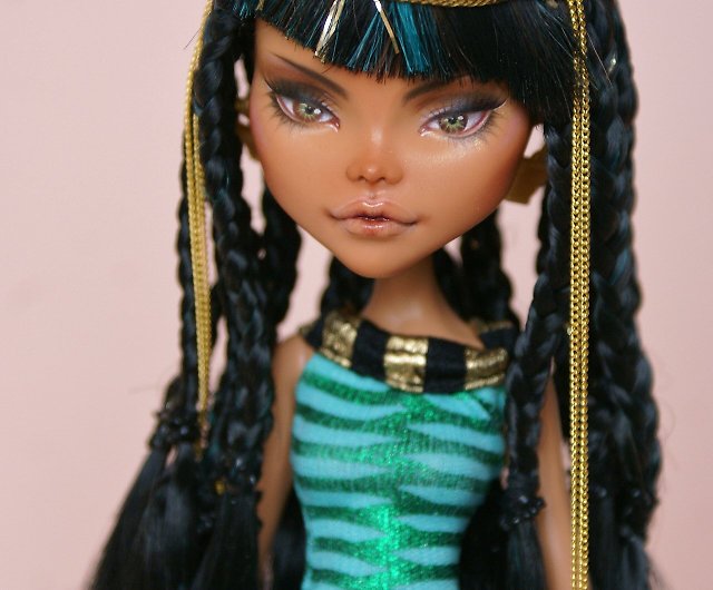 Monster High Cleo De Nile OOAK Dolls Repaint Dolls Dolls for