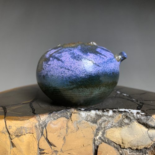 良時美器 GoodTimeCeramics 臺灣【陶燒釉變】手拉坯水滴硯滴(中)03