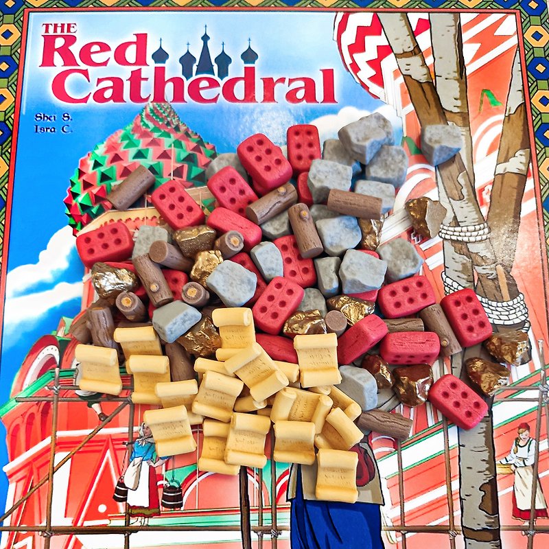Deluxe Resource Tokens compatible with  The Red Cathedral (full set) board game - บอร์ดเกม - วัสดุอื่นๆ 
