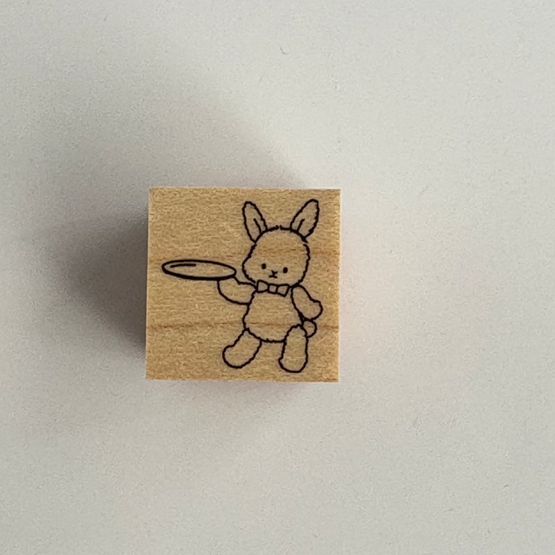 女服務生兔子 印章 2020 - 印章/印台 - 橡膠 