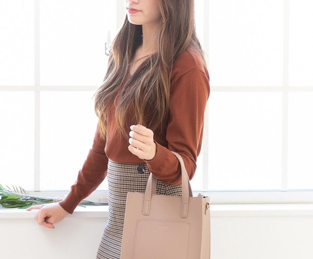 ALTROSE from Japan Simple 2 ways Shoulder Bag (Beige) - Shop