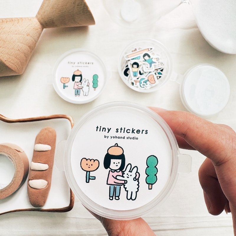 Mini Stickers - 100 sheets - สติกเกอร์ - กระดาษ หลากหลายสี