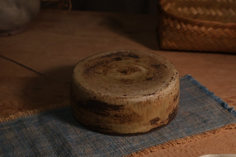 大地之色-高皿 - 茶壺/茶杯/茶具 - 陶 咖啡色