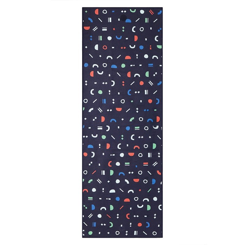 【Manduka】Yogitoes Plus Repreve Yoga Towel-Symbols (Wet Anti-Slip) - Fitness Accessories - Other Materials Multicolor