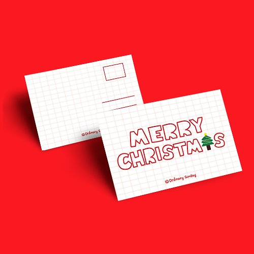 Ordinary Sunday Merry Christmas Digital Postcard
