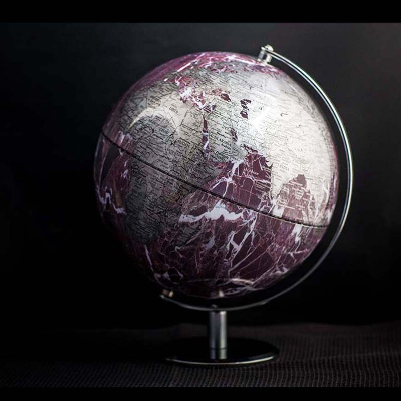 Skyglobe 10吋紫色大理石紋路地球儀(英文版) - 擺飾/家飾品 - 塑膠 紫色