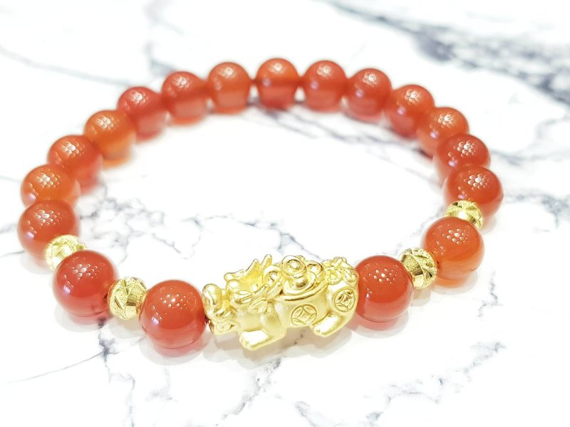 Gold 9999-Lucky Lucky Pixiu-Gold Bracelet - Bracelets - 24K Gold Gold