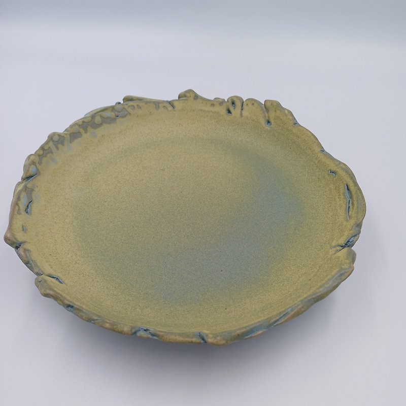 Wasabi Landscape Plate - Items for Display - Pottery Green
