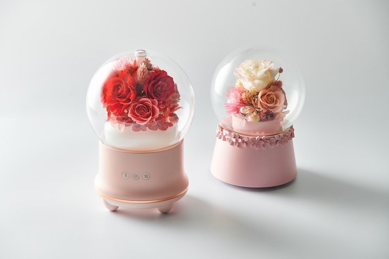 Bluetooth audio and fragrance machine combines three functions: night light, fragrance water and oxygen machine, and Bluetooth speaker - Dried Flowers & Bouquets - Plants & Flowers 