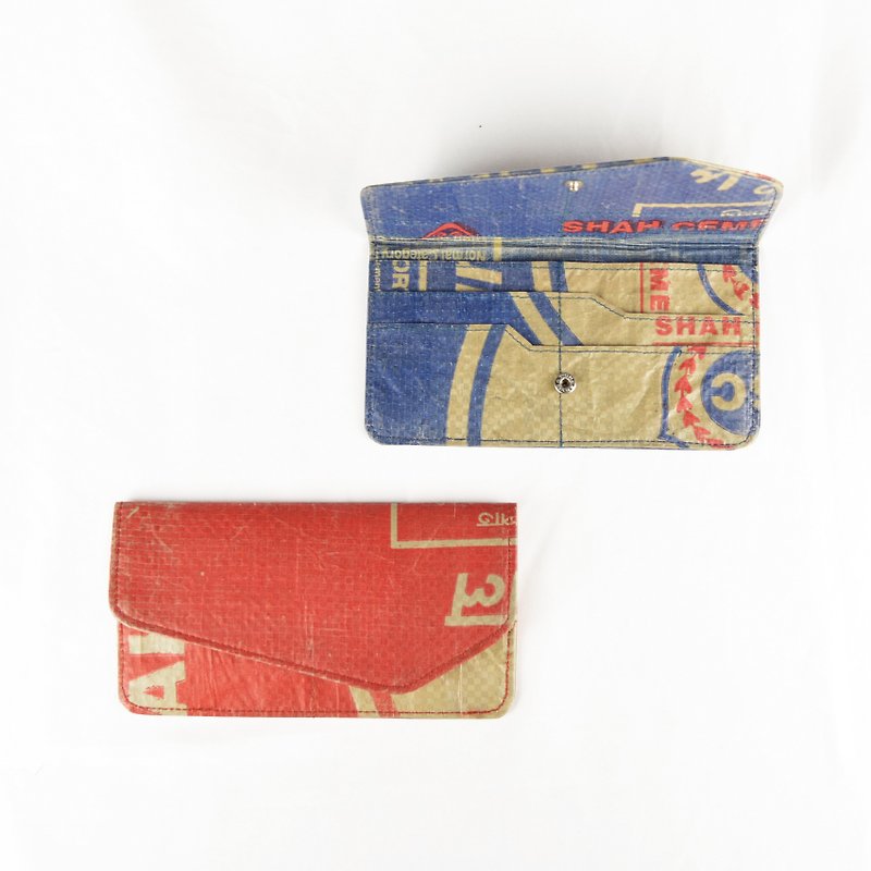 セメント袋の封筒長いクリップ - フェアトレード - 財布 - その他の素材 多色