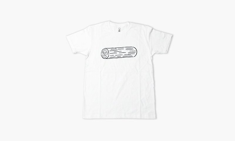NORITAKE - まるた Log T-SHIRT - 中性衛衣/T 恤 - 棉．麻 白色