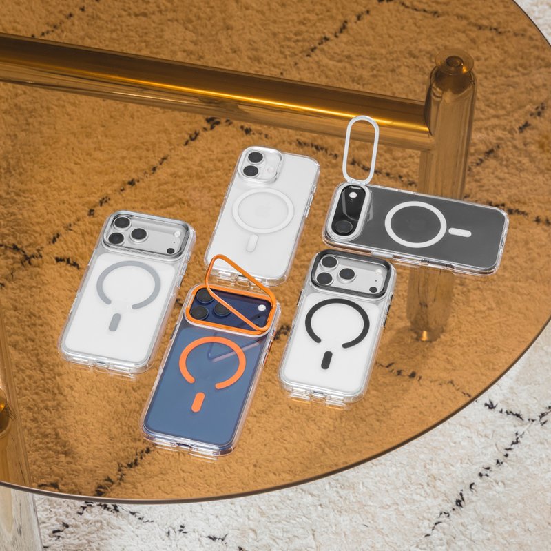 iPhone 17 LenStand M 鏡頭支架防摔手機殼 - 手機殼/手機套 - 塑膠 