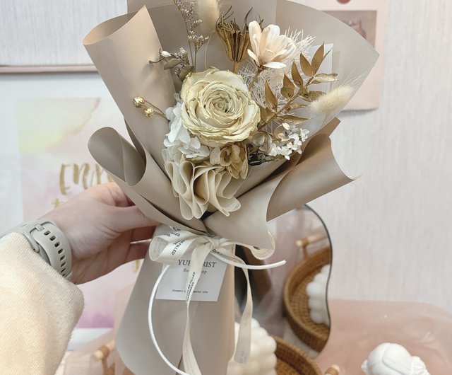 バラのデイリーブーケ1本】バレンタインデー・ウェディング用オーダー