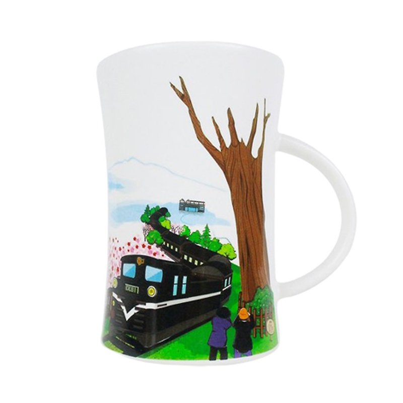 [Travel to Taiwan] Alishan Color-changing Cup, Chiayi County - Mugs - Pottery White