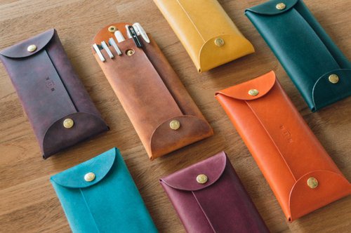 Multi-color self-designed medical and nurse pencil case/pocket pencil case  - Shop Local Leather Pencil Cases - Pinkoi