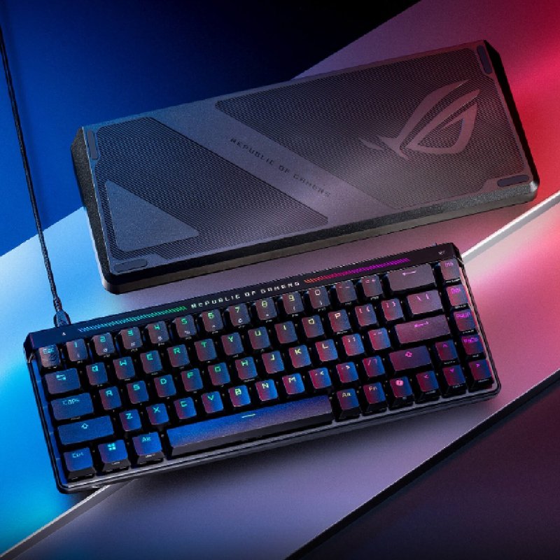 ASUS 華碩 ROG Falchion Ace HFX 磁軸電競鍵盤 - 電腦配件 - 塑膠 黑色